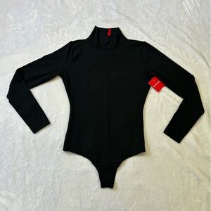 SPANX Long Sleeve Turtleneck Bodysuit Black Size Small NWT
